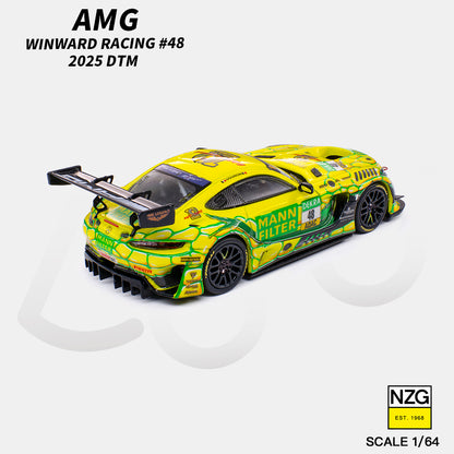 PREODER  KILO 1/64 AMG GT3 EVO 2025 DTM WINWARD RACING #48 114600010 (Approx. Release Date: Q4 2026 and subject to the manufacturer's final decision)