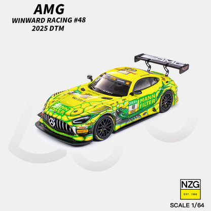 PREODER  KILO 1/64 AMG GT3 EVO 2025 DTM WINWARD RACING #48 114600010 (Approx. Release Date: Q4 2026 and subject to the manufacturer's final decision)