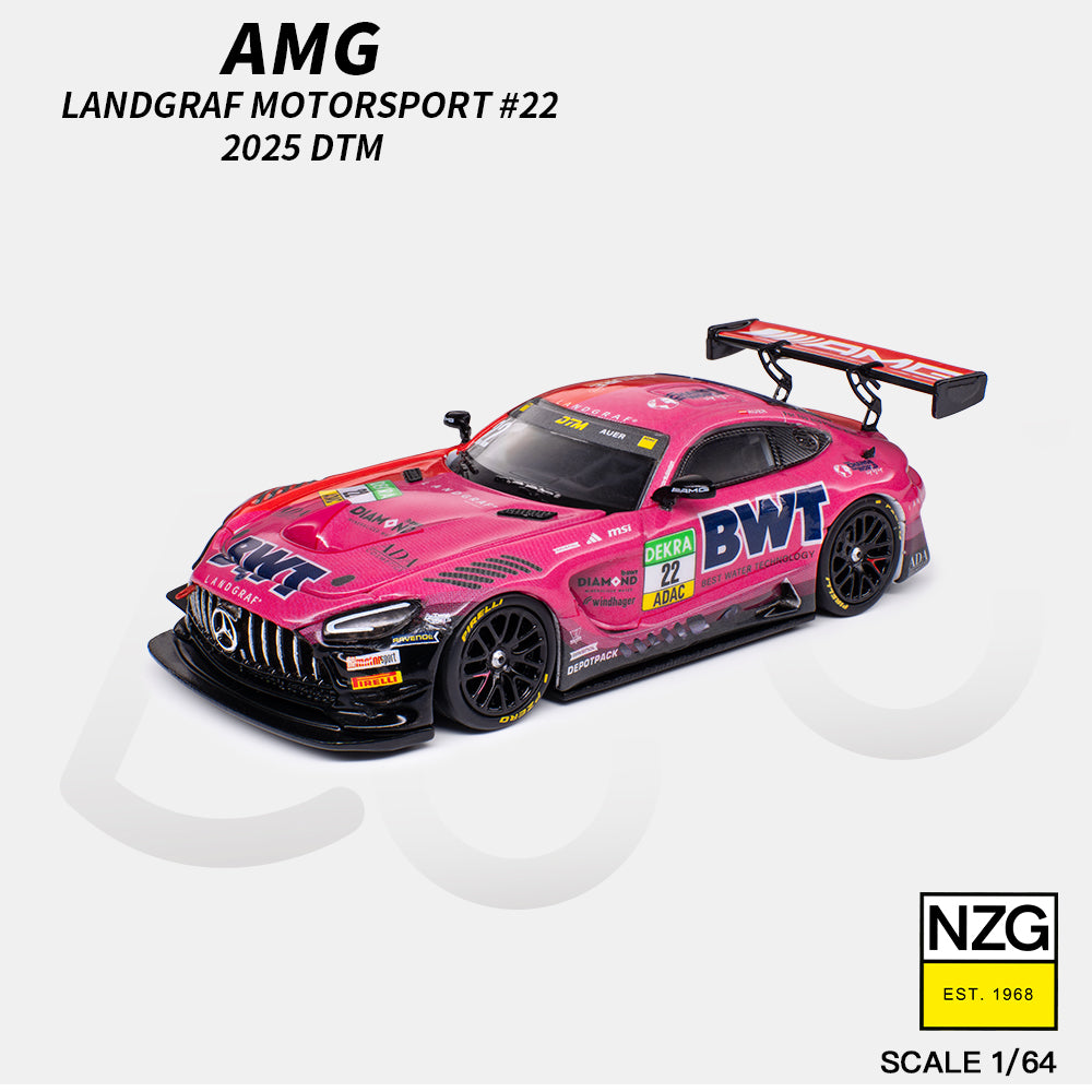 PREODER KILO 1/64 AMG GT3 EVO 2025 DTM LANDGRAF MOTORSPORT #22 114600011 (Approx. Release Date: Q4 2026 and subject to the manufacturer's final decision)