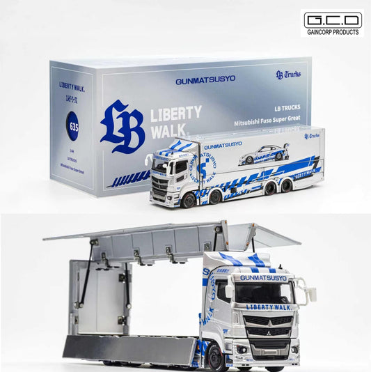 PREORDER GCD 1/64 LB TRUCK Mitsubishi Fuso Super Great SILVER - TAS Tokyo Exclusive Version KS-073-635 (Approx. Release Date: Q3 2026 and subject to the manufacturer's final decision)
