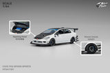 Micro Turbo 1/64 Custom FD2 Spoon - Metallic White MT6411B1