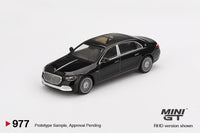 PREORDER MINI GT 1/64 Mercedes-Maybach S 680 Black MGT00977 (Approx. Release Date : Q3 2025 subject to manufacturer's final decision)