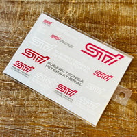 STI TRANSFER STICKER CAR ACCESSORIES GOODS STSG14100200