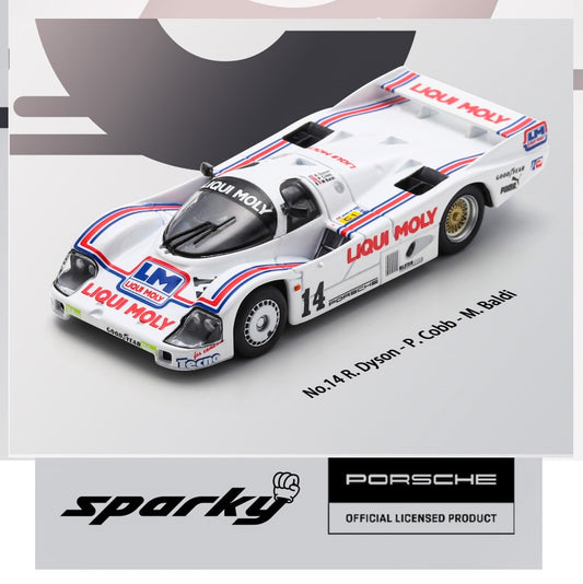 SPARKY 1/64 Porsche 956 No.14 9th Le Mans 24H 1986 R. Dyson - P. Cobb - M. Baldi Y326