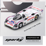 PREORDER SPARKY 1/64 Porsche 956 No.14 9th Le Mans 24H 1986 R. Dyson - P. Cobb - M. Baldi Y326 (Approx. Release Date : Q1 2025 subject to the manufacturer's final decision)