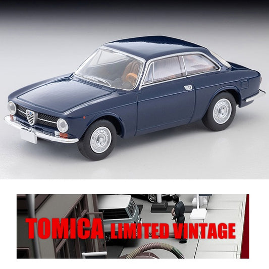 PREORDER TOMYTEC TLV 1/64 Alfa Romeo GT1300 Junior (Navy) LV-154c (Approx. Release Date : JUNE 2026 subject to manufacturer's final decision)