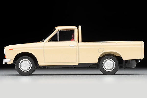TOMYTEC TLV 1/64 Datsun 1300 truck (light brown) with figure LV-195d