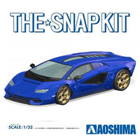 PREORDER THE SNAP KIT Lamborghini Countach LPI 800-4 (METALLIC BLUE) 19-F (Approx. Release Date : MARCH 2024 subject to the manufacturer's final decision)