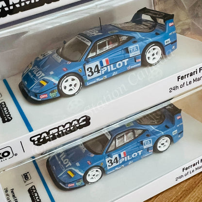 TARMAC WORKS HOBBY64 1/64 Ferrari F40 LM 24h of Le Mans 1995 M. Ferté / O. Thévenin / C. Palau T64-075-95LM34