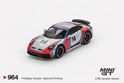 MINI GT 1/64 Porsche 911 Dakar Ice Grey Metallic "Rally 1974" MGT00964-L