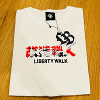 LIBERTY WALK JAPAN KAIZOU BOX LOGO F40 WHITE TEE T284-WHXL