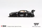 PREORDER MINI GT 1/64 Nissan LB-ER34 Super Silhouette SKYLINE Black MGT00844-R (Approx. Release Date : Q2 2025 subject to manufacturer's final decision)