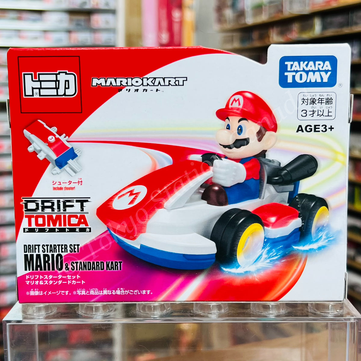 Drift Tomica Mario Kart Drift Starter Set Mario & Standard Kart 490481