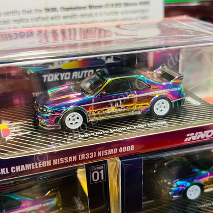 Taskl Inno64 INNO64 1/64 TASKL CHAMELEON NISSAN R33 NISMO 400R Worldwide Limited Ed ...