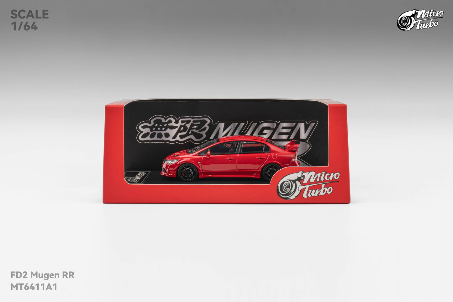 Micro Turbo 1/64 Custom FD2 MUGEN RR - Red MT6411A1