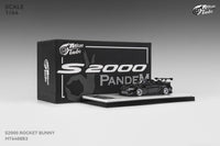 PREORDER Micro Turbo 1/64 Custom S2000 Rocket Bunny - Metallic Black MT6408B3 (Approx. Release Date : Q2 2025 subject to manufacturer's final decision)