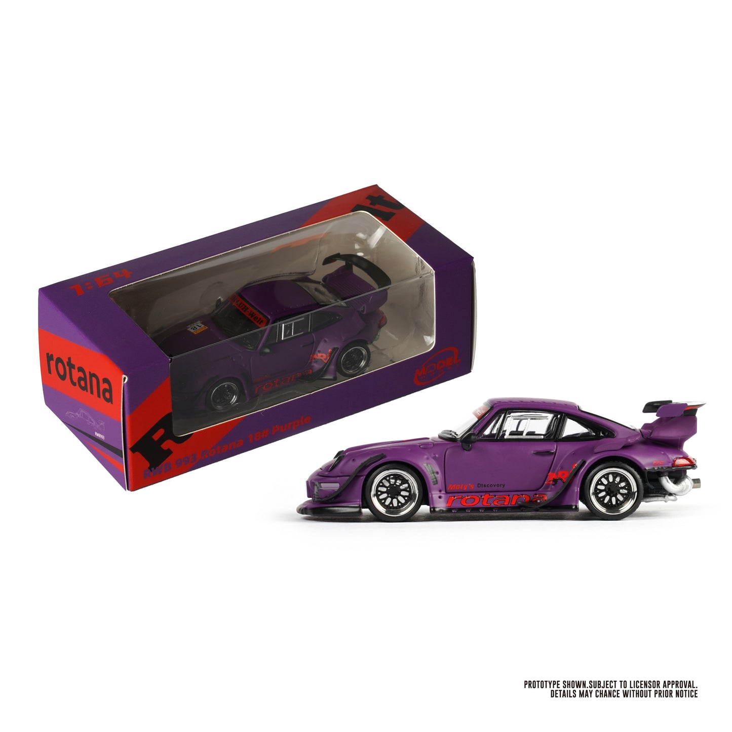 MODELMODEL64 1/64 RWB 993 Rotana #18 MM64-RWB993-001