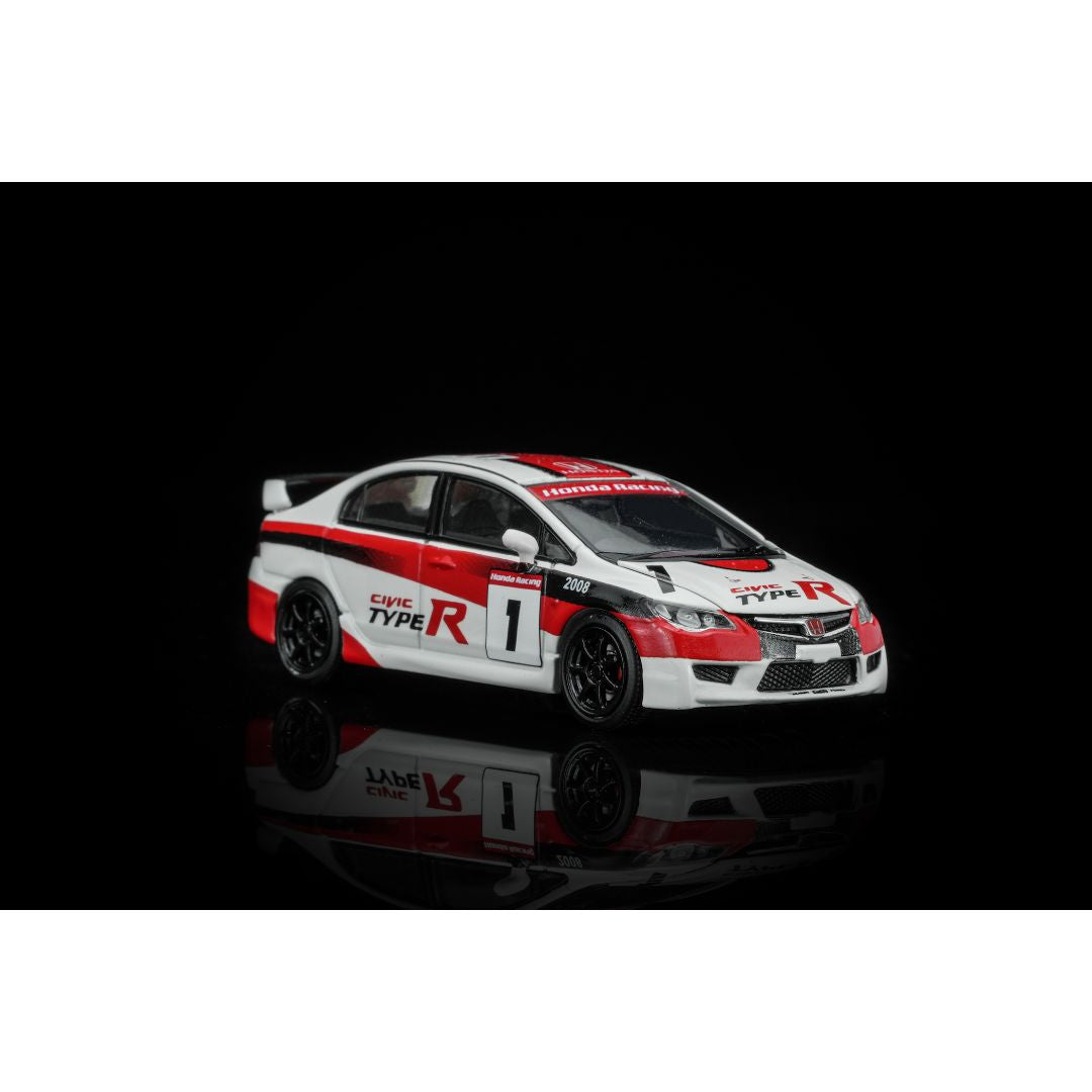 PREORDER MOTORHELIX 1/64 Honda Civic TYPE R (FD2) #1 2012 Japan One Make Race M65421 (Approx. Release Date: Q4 2026 and subject to the manufacturer's final decision)