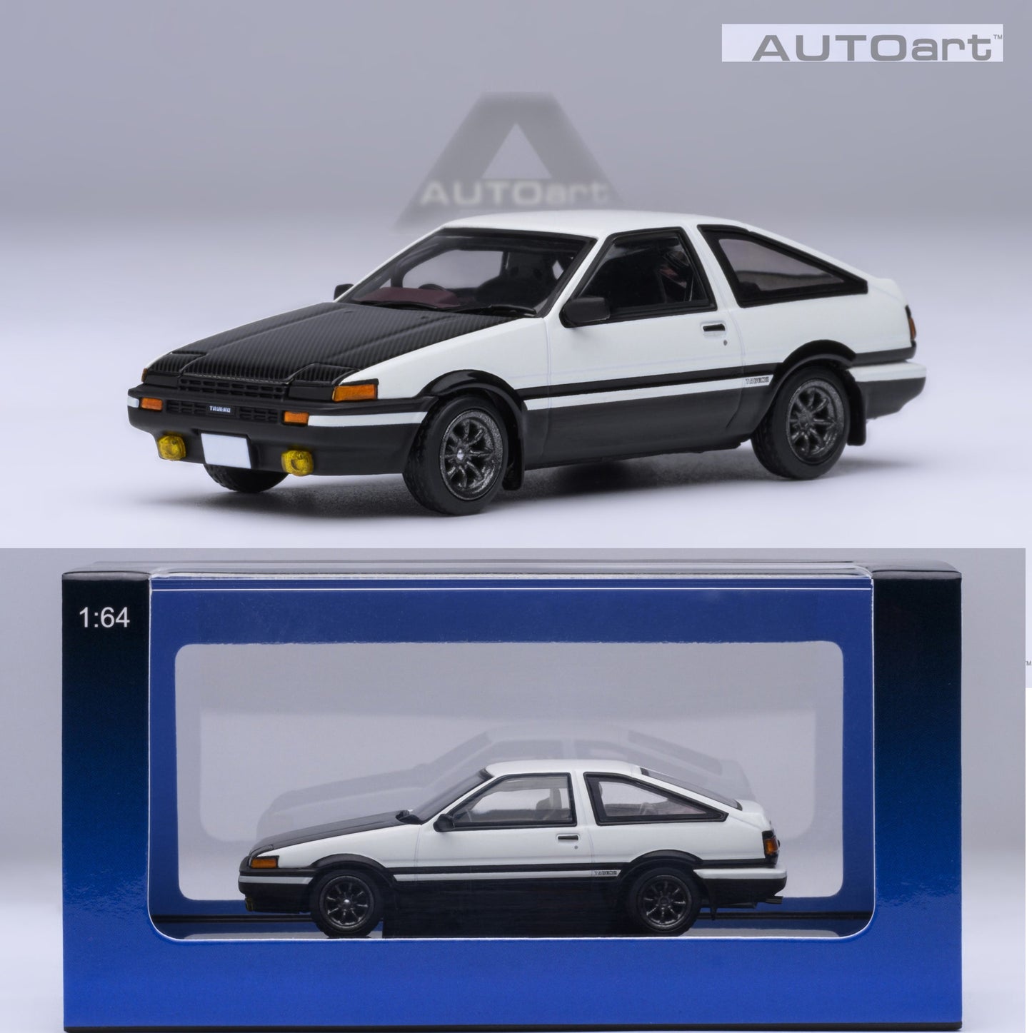 AUTOART Junior Street 1/64 Toyota Sprinter Trueno (AE86) "Initial D" Project D Final Version 20036