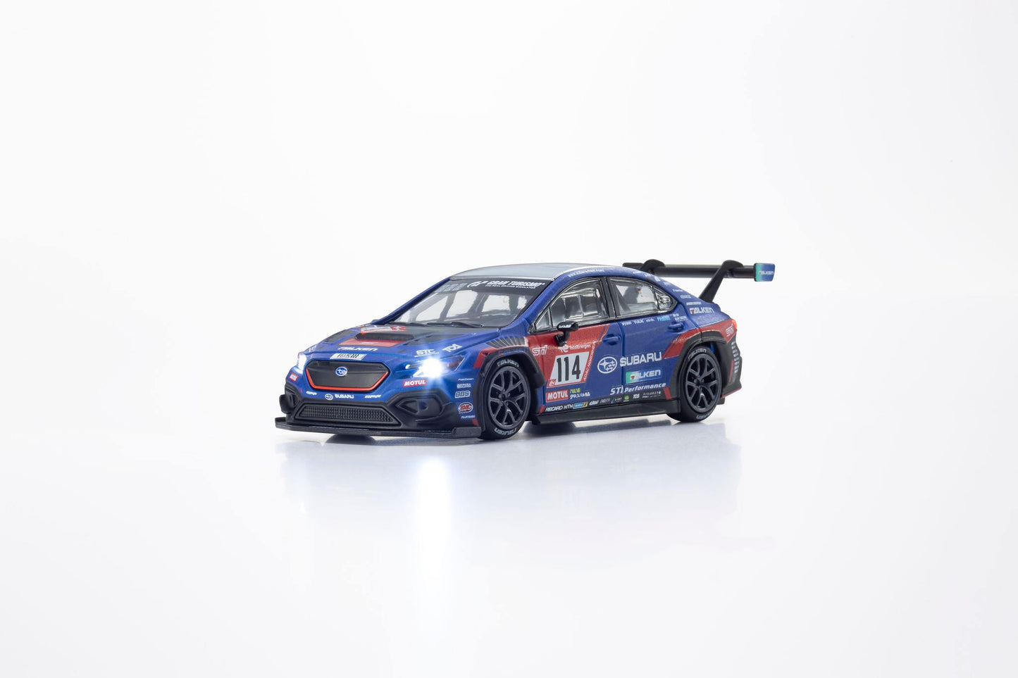 KYOSHO MINICAR BOOK 1/64 SUBARU WRX NBR2023 with LED (Compatible with  MOTN LED BASE SYSTEM) 07129N23E