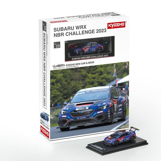 KYOSHO MINICAR BOOK 1/64 SUBARU WRX NBR2023 with LED (Compatible with  MOTN LED BASE SYSTEM) 07129N23E