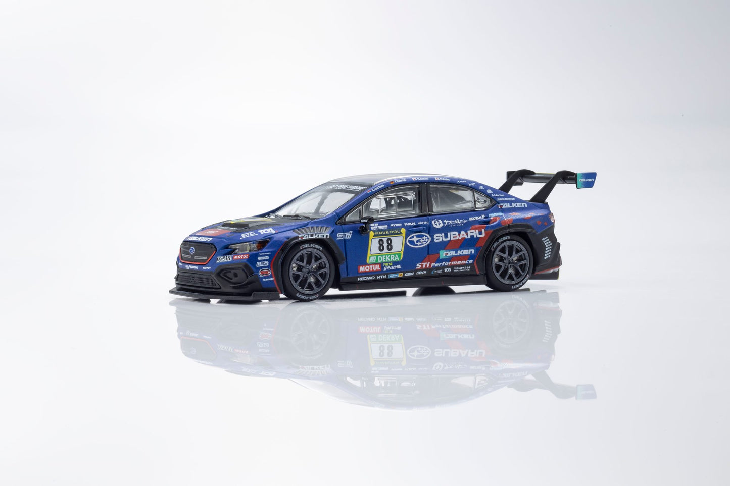 KYOSHO MINICAR BOOK 1/64 SUBARU WRX NBR2024 with LED (Compatible with  MOTN LED BASE SYSTEM) 07129N24E