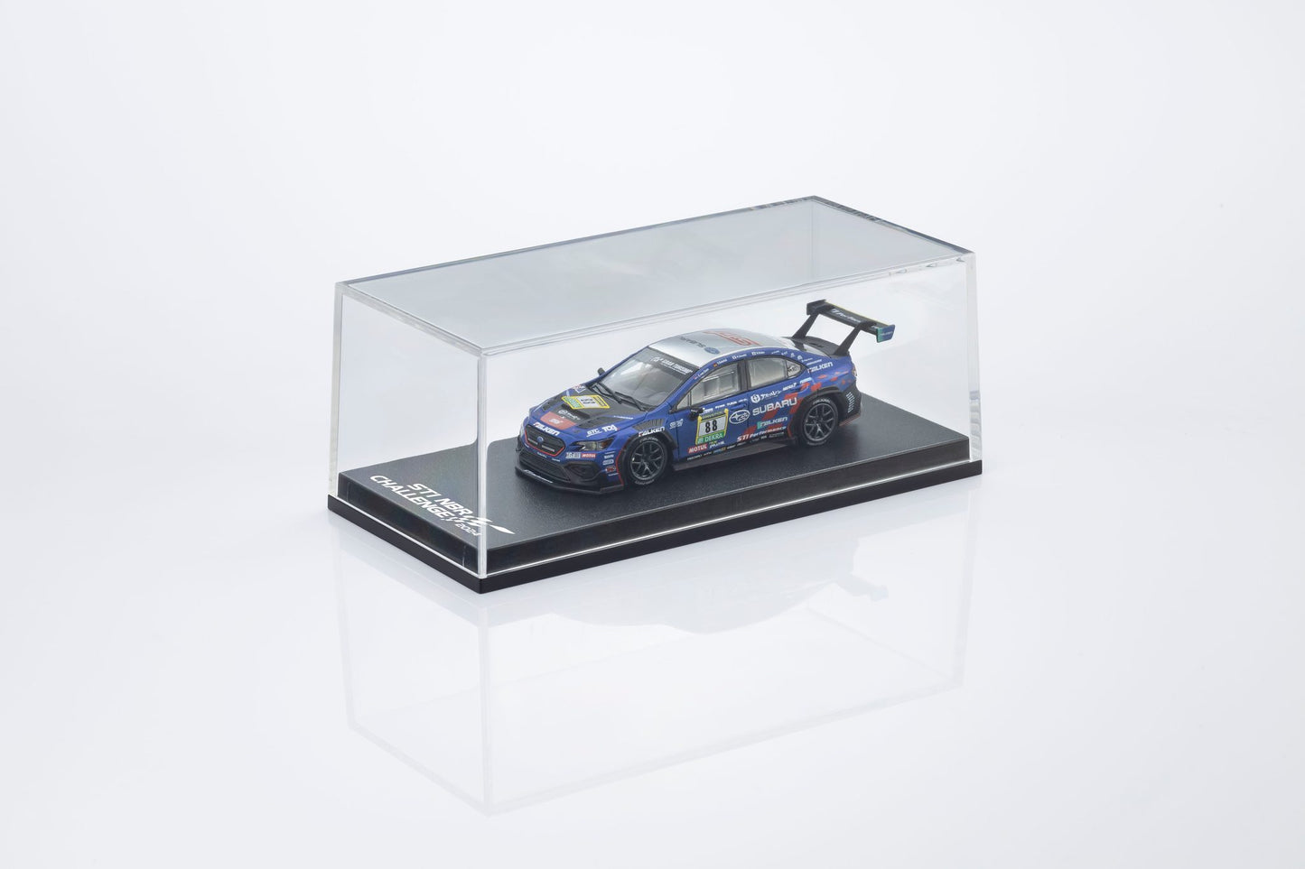 KYOSHO MINICAR BOOK 1/64 SUBARU WRX NBR2024 with LED (Compatible with  MOTN LED BASE SYSTEM) 07129N24E