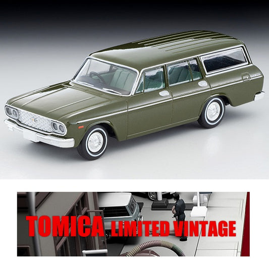 TOMYTEC TLV 1/64 Toyopet Crown Custom 1966 Green LV-206a