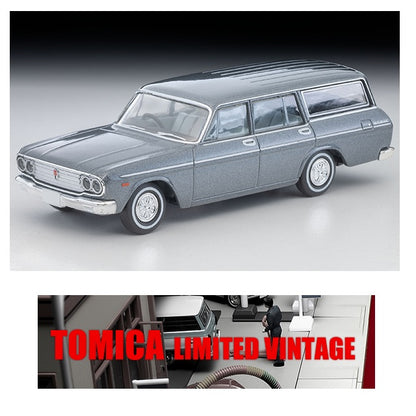 TOMYTEC TLV 1/64 Toyopet Crown Custom (Gray) 1967 LV-206b