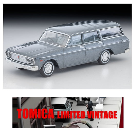 TOMYTEC TLV 1/64 Toyopet Crown Custom (Gray) 1967 LV-206b