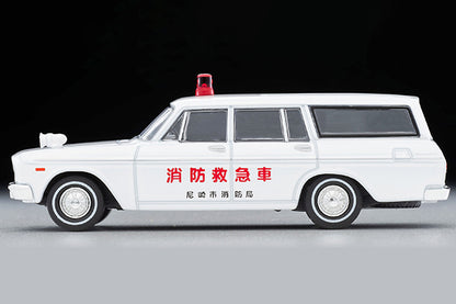 TOMYTEC TLV 1/64 Toyopet Masterline Fire/Ambulance 1966 LV-207a