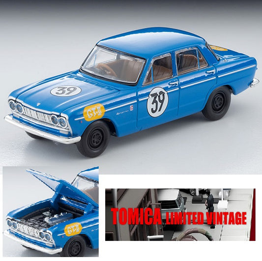 TOMYTEC TLV 1/64 Prince Skyline GT 2nd Japanese Grand Prix #39 (Blue) LV-213a