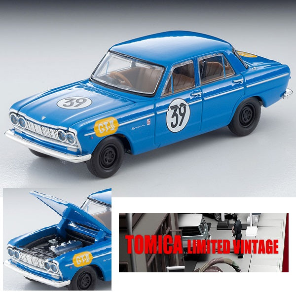 PREORDER TOMYTEC TLV 1/64 Prince Skyline GT 2nd Japanese Grand Prix #39 (Blue) LV-213a (Approx. Release Date : May 2025 subject to manufacturer's final decision)