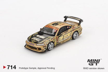 MINI GT 1/64 Nissan Silvia (S15) Top Secret D1GP MGT00714-BL Blister Pack
