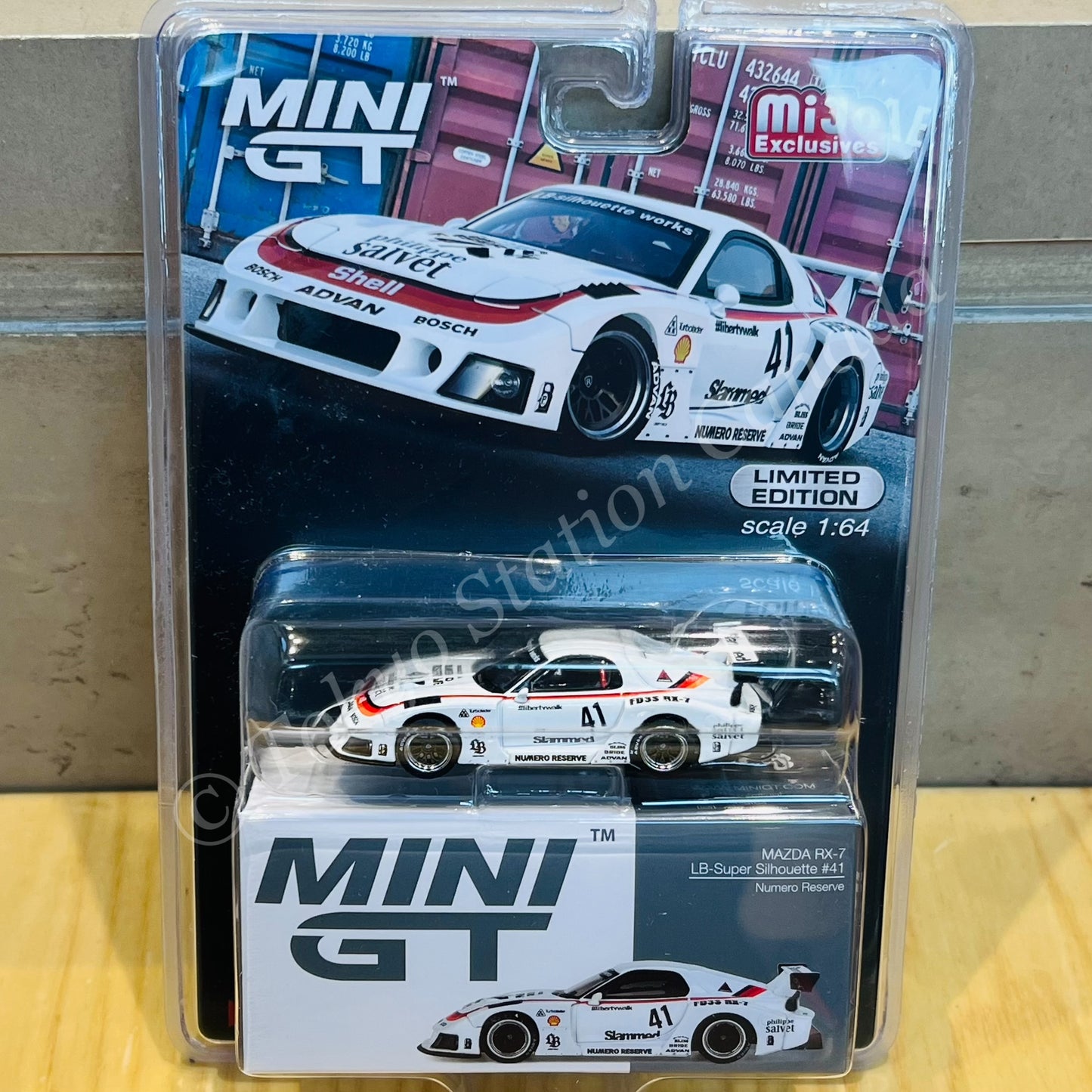 MINI GT 1/64 MAZDA RX-7 LB-Super Silhouette #41 Numero Reserve MGT00773-MJ