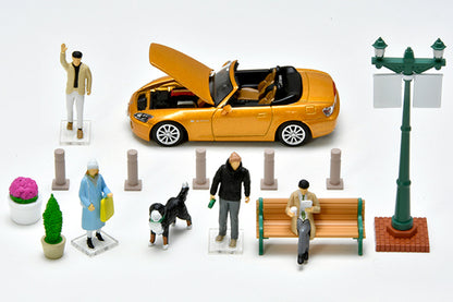 TOMYTEC 1/64 Diocolle 64 Car Snap 22a Urban Town Scene