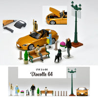 TOMYTEC 1/64 Diocolle 64 Car Snap 22a Urban Town Scene