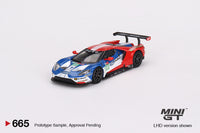 MINI GT 1/64 Ford GT LMGTE PRO 2019 24 Hrs of Le Mans Ford Chip Ganassi Team 4 Cars Set MGTS0010