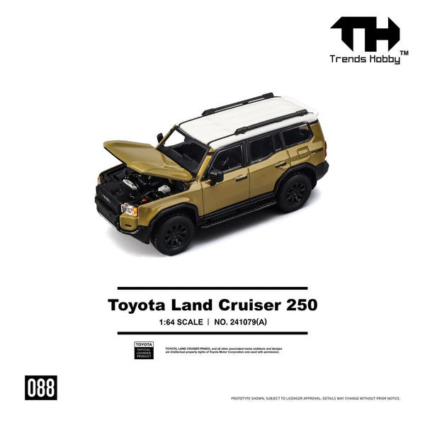 PREORDER Trends Hobby 1/64 Toyota Land Cruiser 250 - SAND 241079(A) (Approx. Release Date: Q4 2025 and subject to the manufacturer's final decision)