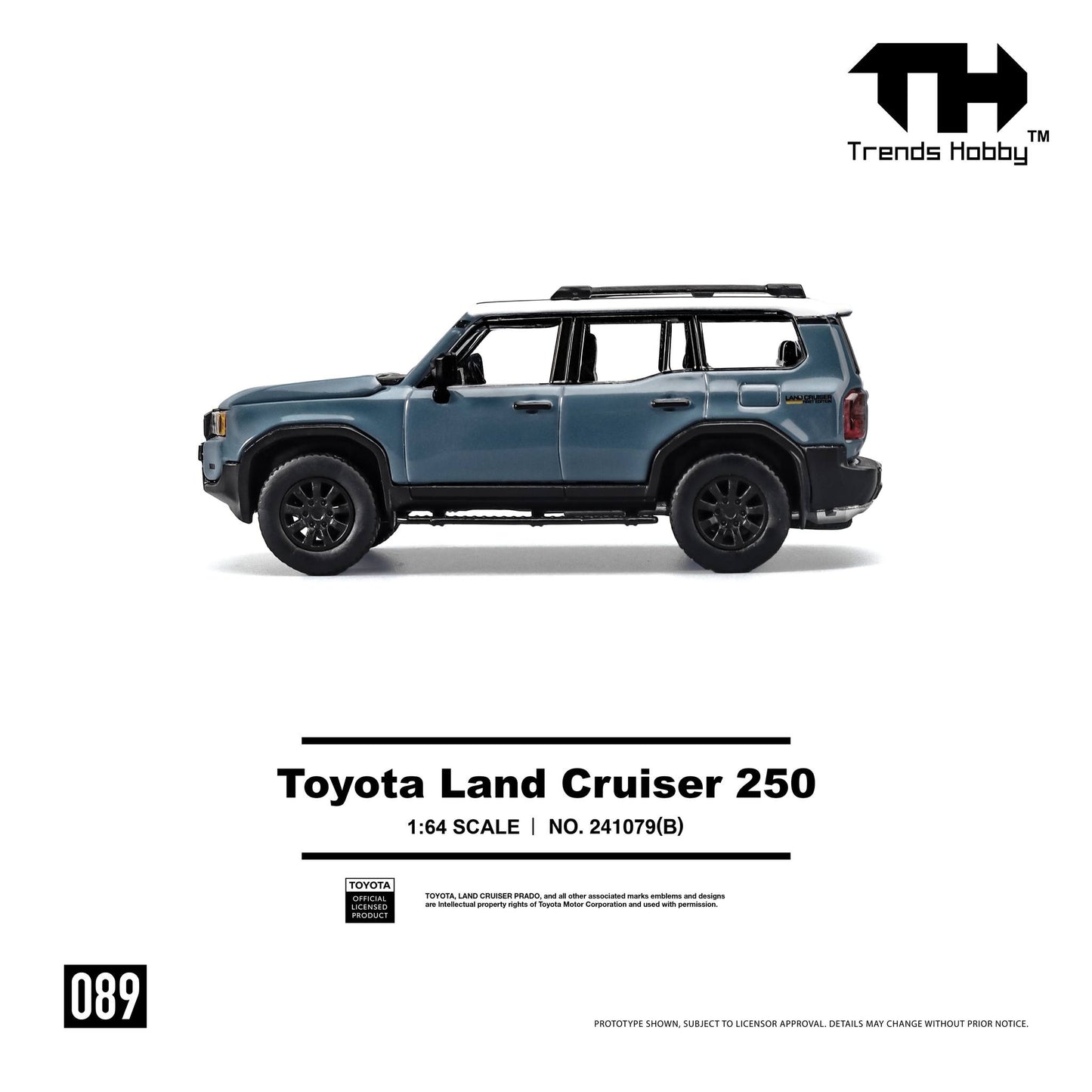 Trends Hobby 1/64 Toyota Land Cruiser 250 - BLUE 241079(B)