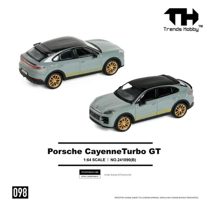 Trends Hobby 1/64 Porsche Cayenne Turbo GT Grey 241090B