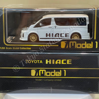 Model 1 1/64 Toyota Hiace 300 Custom version WHITE C33125