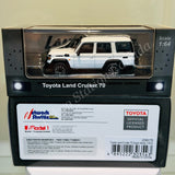 MODEL 1 1/64 Toyota Land Cruiser 70 Super White II RHD C33172