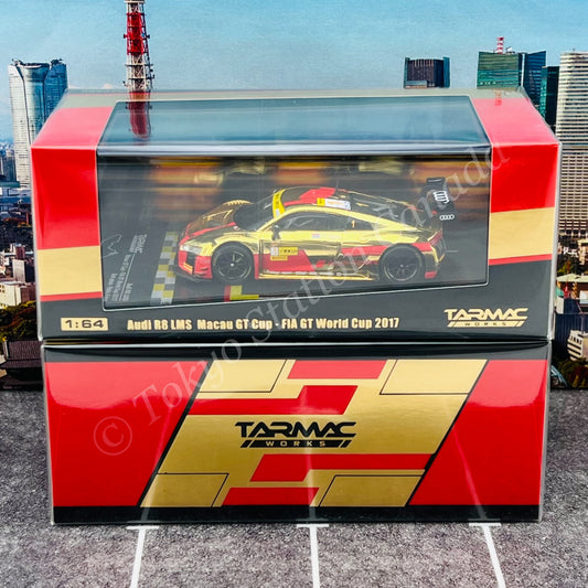 Tarmac Works 1/64 Audi R8 LMS Macau GT Cup - FIA GT World Cup 2017Robin Frijns T64-007-MGP17RF