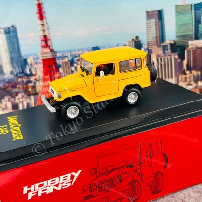 HOBBY FANS 1/64 Toyota Land Cruiser FJ40 Yellow HF64-FJ40-05YL