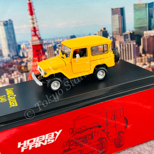 HOBBY FANS 1/64 Toyota Land Cruiser FJ40 Yellow HF64-FJ40-05YL