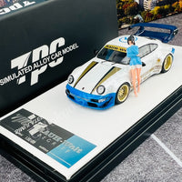 TPC 1/64 RWB 964 Pearl White with Figurine TPC644801-1