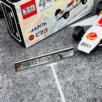 TOMICA APITA PIAGO Original 40th Anniversary New Year Special HONDA F1 Racing Nippon