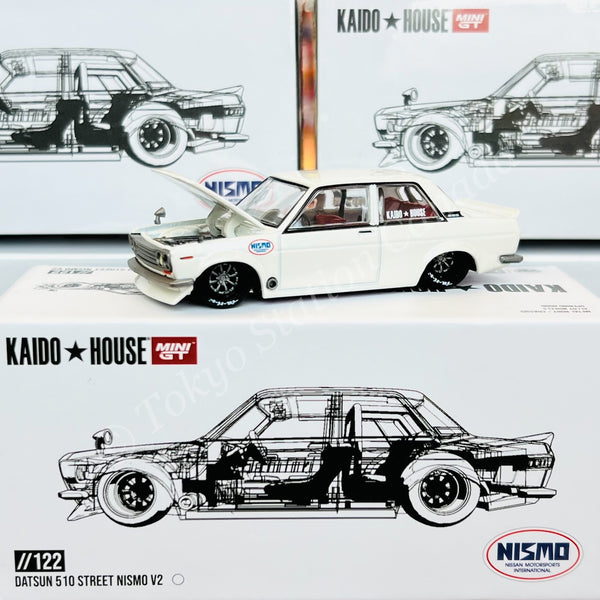 MINI GT x Kaido House 1/64 Datsun 510 Street Nismo V2 KHMG122