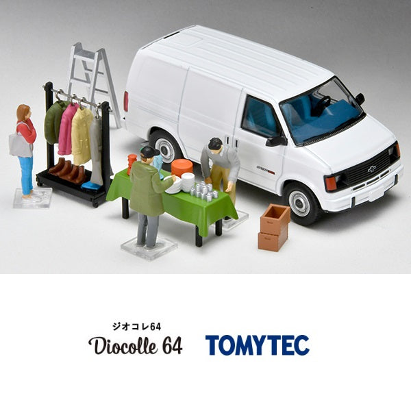 PREORDER TOMYTEC TLVN 1/64 Diocolle 64 #CarSnap 26a Swap Meet (Approx. Release Date : JUNE 2025 subject to manufacturer's final decision)